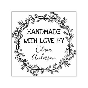 Make Your Chic, Stylish & Fashionable Handmade  Self-inking Stamp