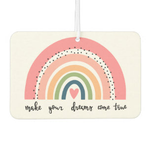 Make Your Dreams Come True Rainbow Car Air Freshener