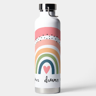 Make Your Dreams Come True Rainbow Water Bottle