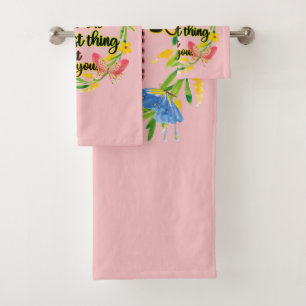 Make Your Heart The Prettiest Thing About You Bath Towel Set