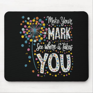 Make Your Mark Happy Dot Day 2024 Dandelion  Mouse Pad