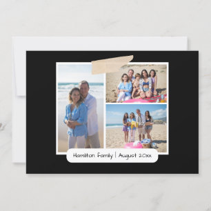 Make Your Own 3 Photo Collage Personalised Card