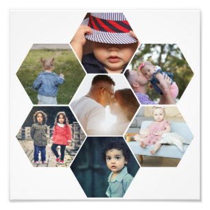Make your own 7 photo Personalised Template Print