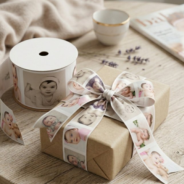 Make Your Own 8 Photo Personalised Satin Ribbon (Make Your Own 8 Photo Personalized Satin Ribbon
by Ricaso. Upload your own photographs or artwork)