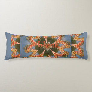 Make your own Africa Giraffe Animal pattern design Body Cushion