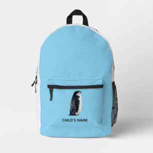 Make Your Own Antarctic Character Kids School Back Printed Backpack