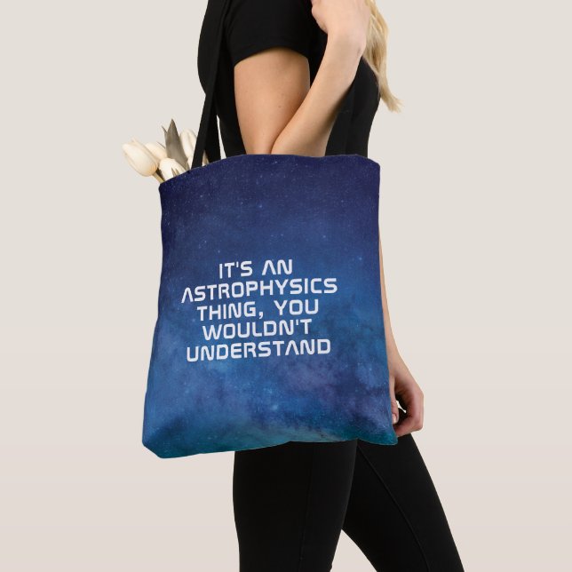 Make Your Own Astrophysics Tote Bag (Close Up)