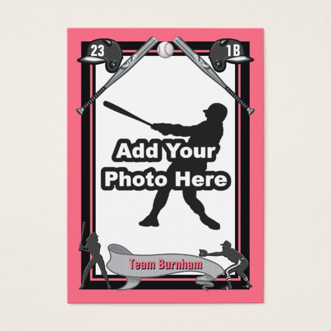 Make Your Own Baseball Card (Front)