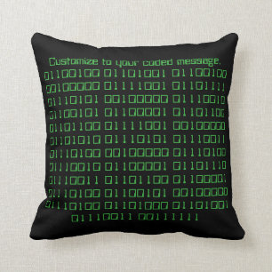 Make your own binary pillow