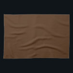 Make Your Own Brown Solid Colour Blank Trendy Tea Towel<br><div class="desc">Custom Make Your Own Upload Add Your Monogram Initial Photo or Logo Text Name Elegant Modern Cute Kitchen & Dining / Table & Kitchen Linens/ Blank Template Trendy Brown Solid Colour Kitchen Towel.</div>