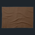 Make Your Own Brown Solid Colour Blank Trendy Tea Towel<br><div class="desc">Custom Make Your Own Upload Add Your Monogram Initial Photo or Logo Text Name Elegant Modern Cute Kitchen & Dining / Table & Kitchen Linens/ Blank Template Trendy Brown Solid Colour Kitchen Towel.</div>