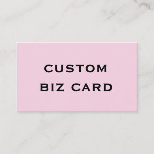 MAKE YOUR OWN BUSINESS CARDS PINK