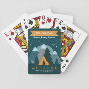 Make Your Own Camping Mountain Outdoor Adventure Playing Cards