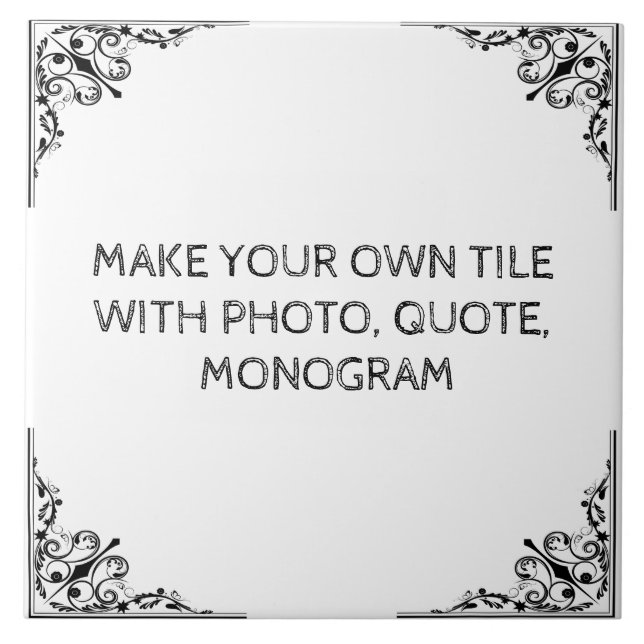 MAKE YOUR OWN CERAMIC TILE (Front)