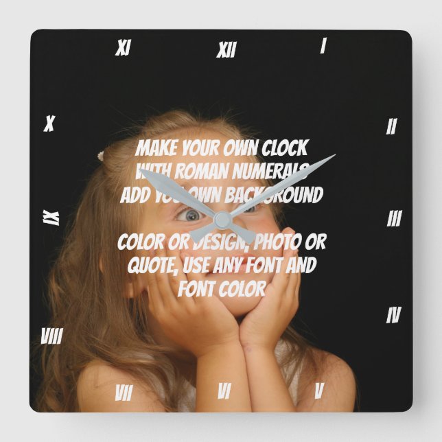 MAKE YOUR OWN CLOCK (Front)