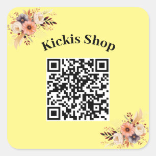 Make Your Own Company QR Code Sticker