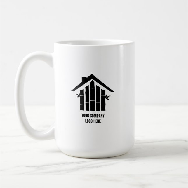 Make your own Custom Business Logo Branded Coffee Mug (Left)