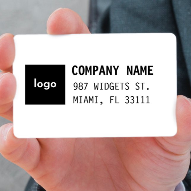 Make Your Own Custom Company Logo & Address Self-inking Stamp (Creator Uploaded)