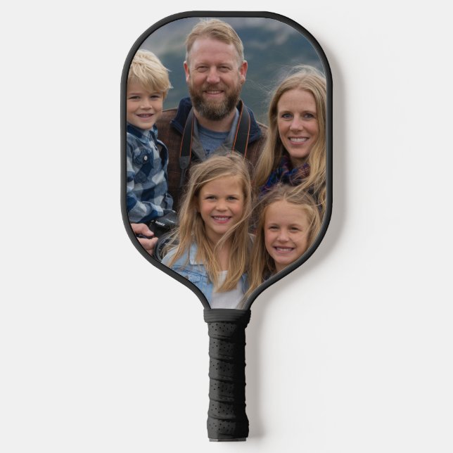 Make Your Own Custom Family Photo Personalised     Pickleball Paddle (Front)