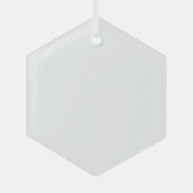 Make Your Own Custom Hexagon Ornaments (Front)