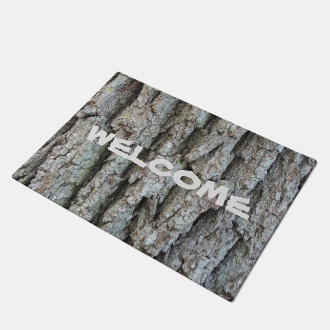 Make Your Own Custom Oak Bark Door Mat (Angled)