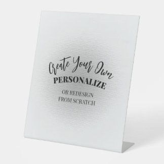 Make Your Own Custom Pedestal Sign