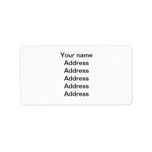 Make your own custom personalised label