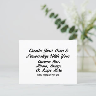 Make Your Own Custom Personalised Save The Date Postcard