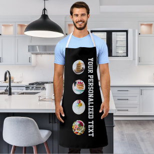 Make Your Own Custom Personalized 4 Photo And Text Apron