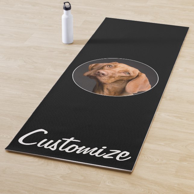 Make Your Own Custom Photo and Text Personalized Yoga Mat (In Situ)