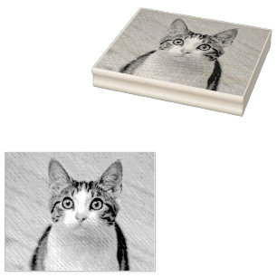 Make Your Own Custom Photo Pet Cat Dog Animal Rubber Stamp