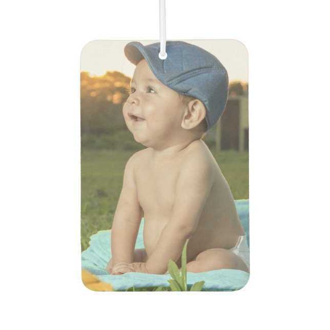 Make Your Own Custom Two Photo Car Air Freshener (Front)