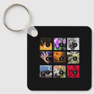 Make your own decor easily with 9 images on a key ring