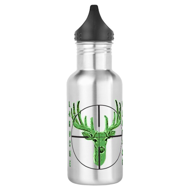 Make Your Own Deer Hunting Logo, Mock Hunting Logo 532 Ml Water Bottle (Left)