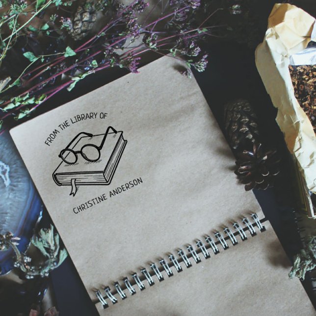 Make Your Own | Glasses | From The Library Of Self-inking Stamp (Creator Uploaded)