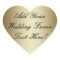 Make your own Gold Wedding Favour