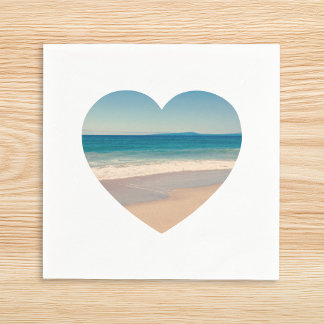 Make Your Own Heart Shape Photo Napkin