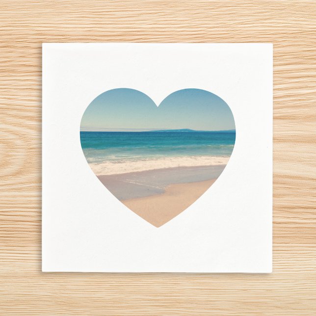 Make Your Own Heart Shape Photo Napkin (Make Your Own Heart Shape Photo Napkins)