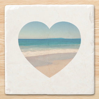 Make Your Own Heart Shape Photo Stone Coaster