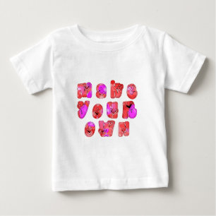 Make Your Own hearts Baby T-Shirt