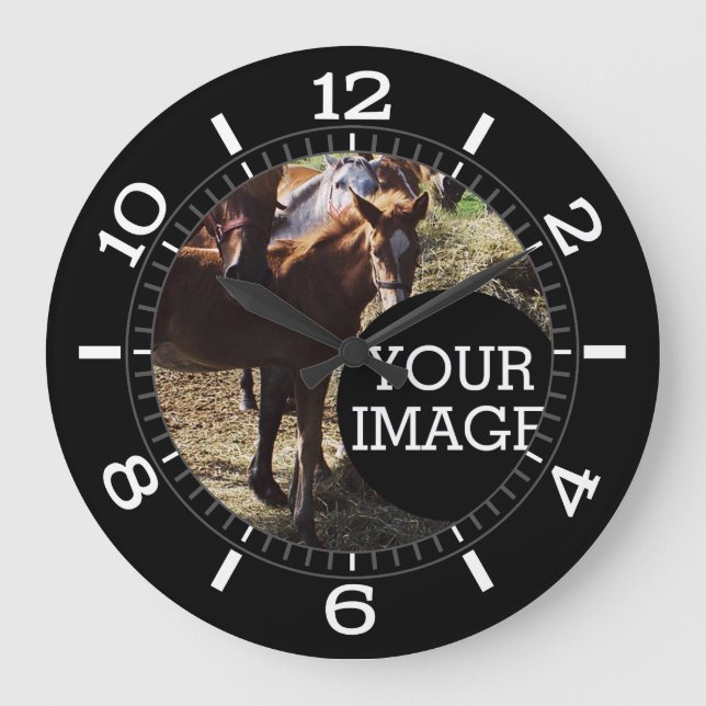 Make Your Own Here Stylish Dial on a Large Clock (Front)