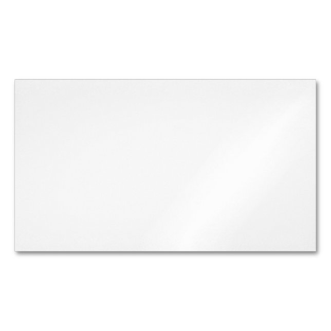 Make Your Own Horizontal Magnetic Business Card (Front)
