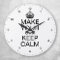 Make Your Own Keep Calm and Carry On Wall Clock