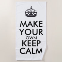 Make your own keep calm - black poster