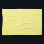 Make Your Own Light Yellow Solid Colour Blank Tea Towel<br><div class="desc">Custom Make Your Own Upload Add Your Monogram Initial Photo or Logo Text Name Elegant Modern Cute Kitchen & Dining / Table & Kitchen Linens/ Blank Template Trendy Light Yellow Solid Colour Kitchen Towel.</div>