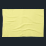 Make Your Own Light Yellow Solid Colour Blank Tea Towel<br><div class="desc">Custom Make Your Own Upload Add Your Monogram Initial Photo or Logo Text Name Elegant Modern Cute Kitchen & Dining / Table & Kitchen Linens/ Blank Template Trendy Light Yellow Solid Colour Kitchen Towel.</div>