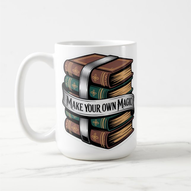 Make Your Own Magic Books of Magic Coffee Mug (Left)
