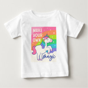 Make Your Own Magic Cute Unicorn Baby T-Shirt