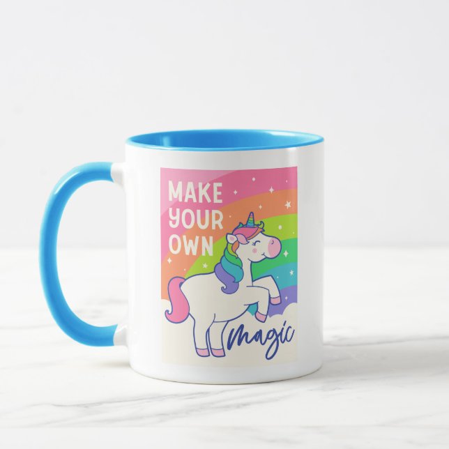 Make Your Own Magic | Cute Unicorn Mug (Left)