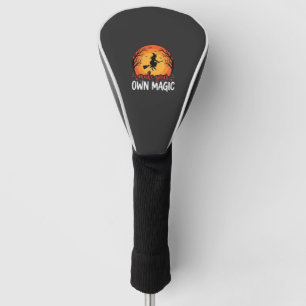Make Your Own Magic Witch Halloween Design_1 Golf Head Cover